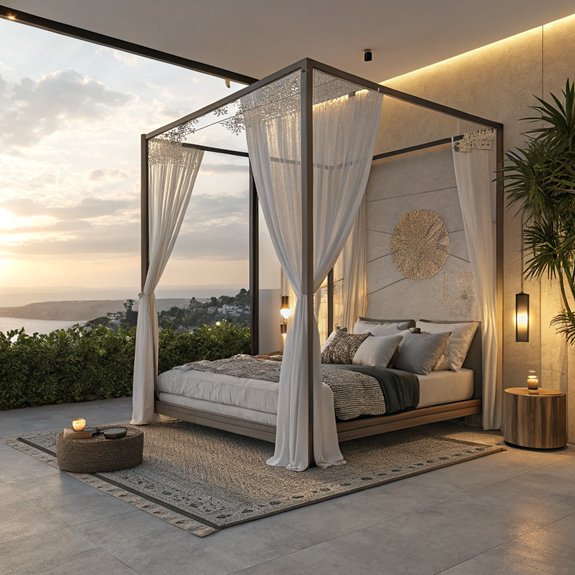 stylish contemporary sleeping structures