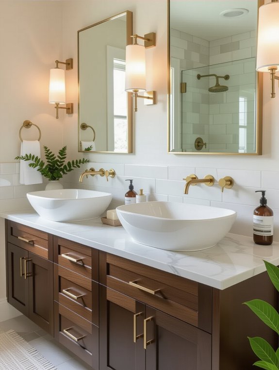 stylish dual sink functionality
