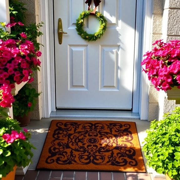 stylish entrance floor mats