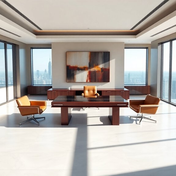 stylish executive desk designs