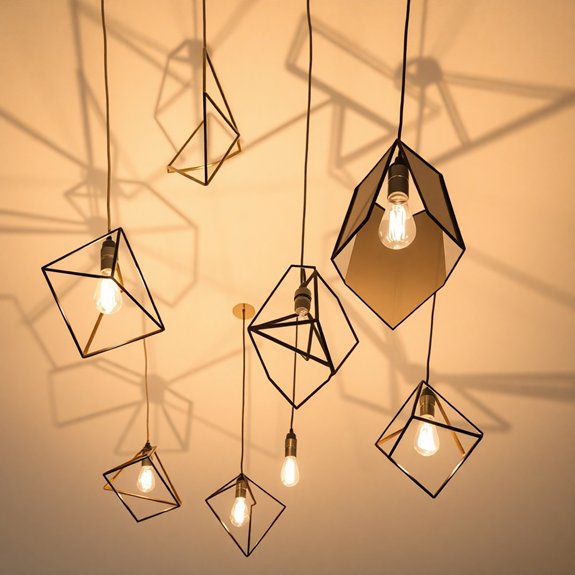 stylish geometric metal jewelry