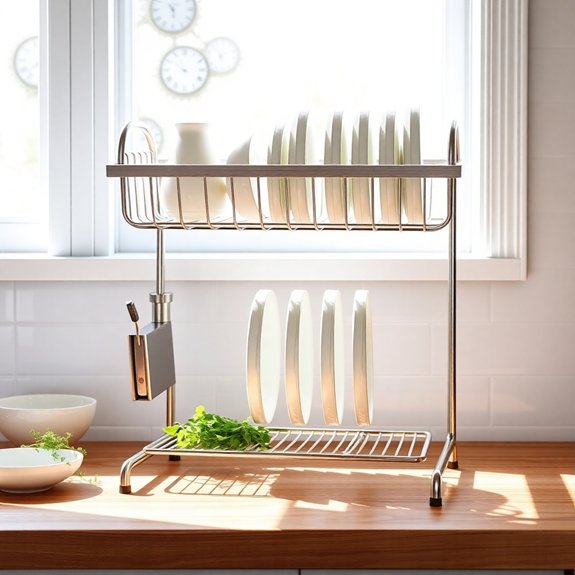 stylish kitchen drying solution