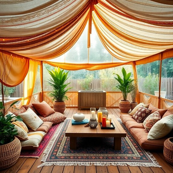 stylish outdoor camping experience