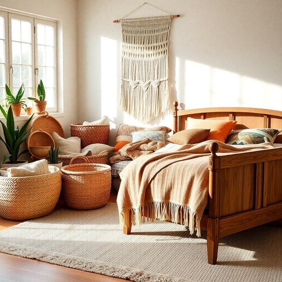 stylish storage woven baskets