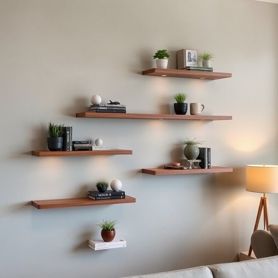 stylish wall mounted storage