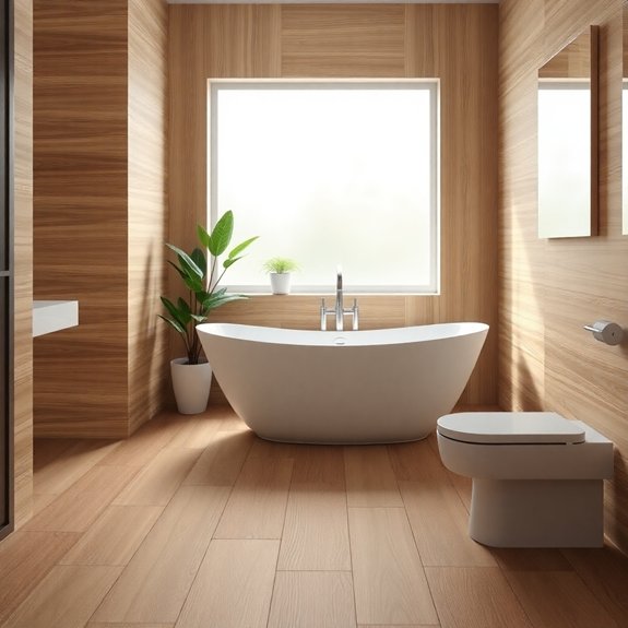 stylish wood effect flooring