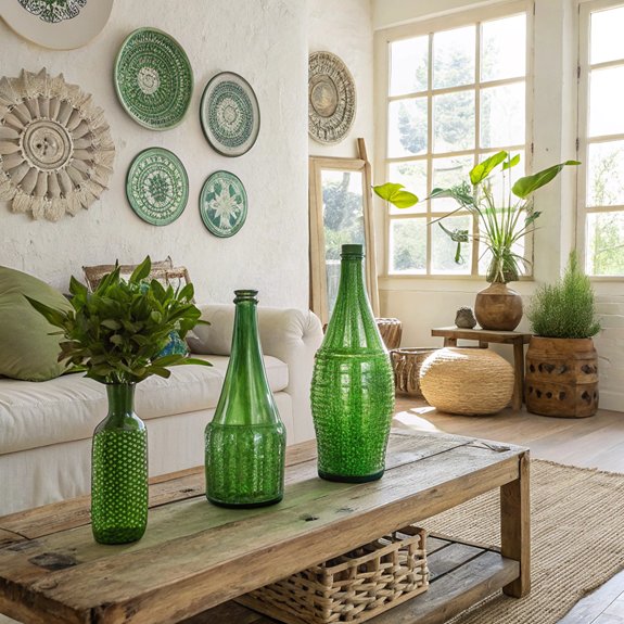 sustainable glass home accents