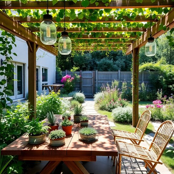 sustainable outdoor living space