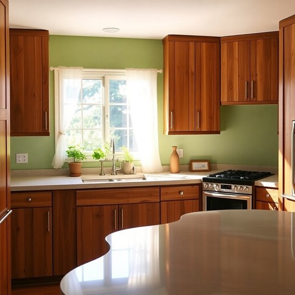 sustainable reclaimed wood cabinets