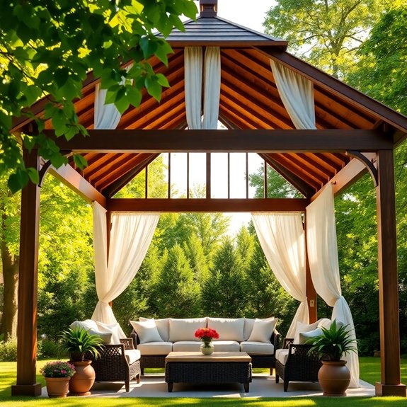 tiered outdoor structure design