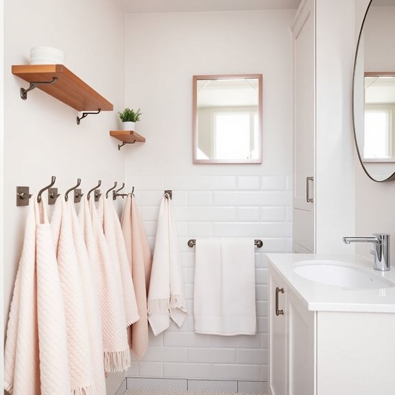 towel and accessory storage