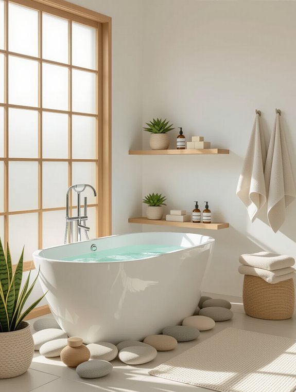 tranquil bathroom zen retreat