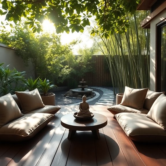tranquil mindfulness practice space