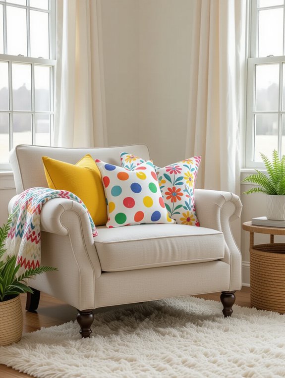 transform space with pillows