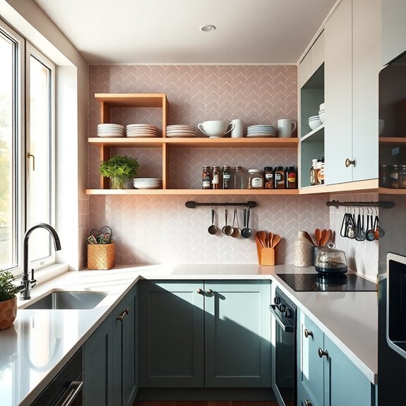 unique kitchen wall designs