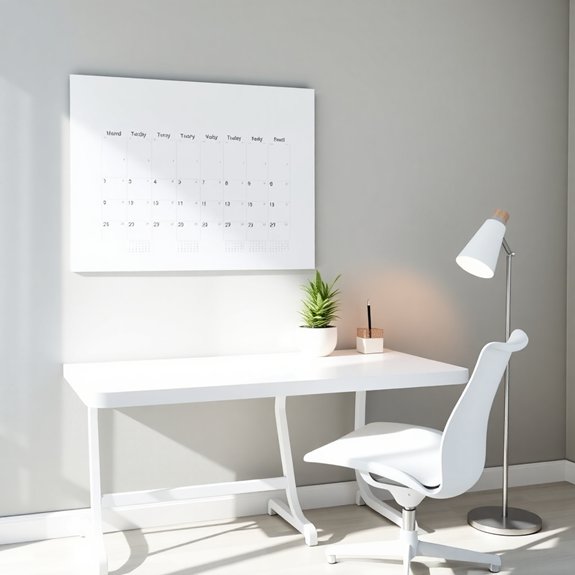 use a wall calendar