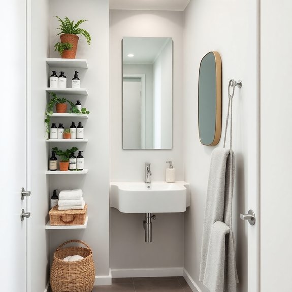 utilize vertical storage solutions