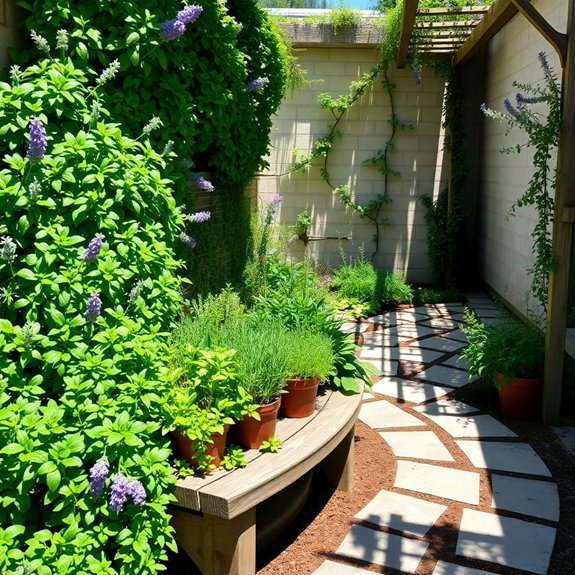 vertical garden herb design
