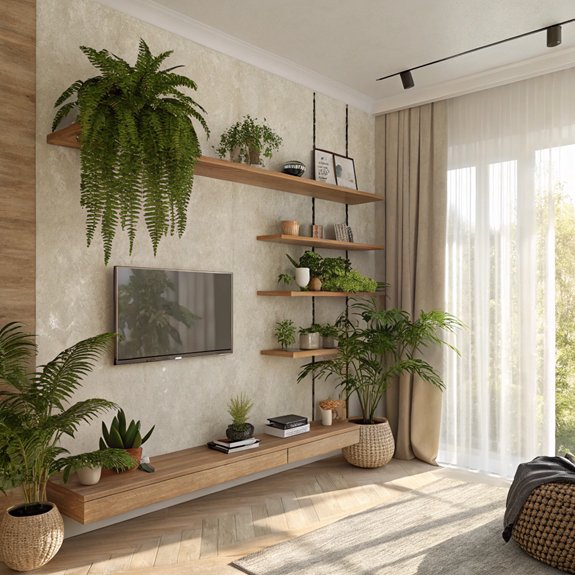 vertical gardening display units
