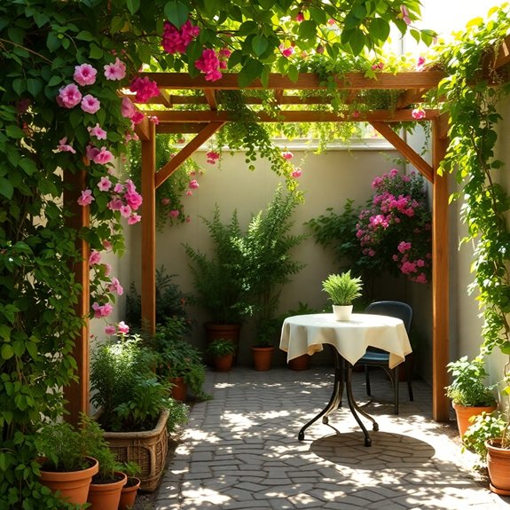 vertical plant support structures