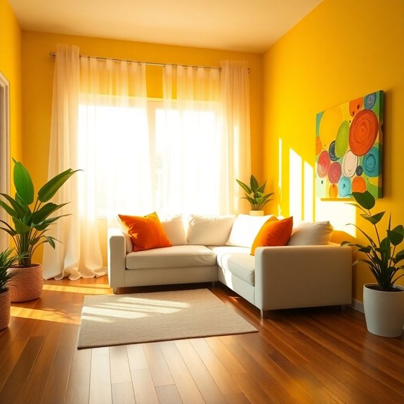 vibrant and joyful hue