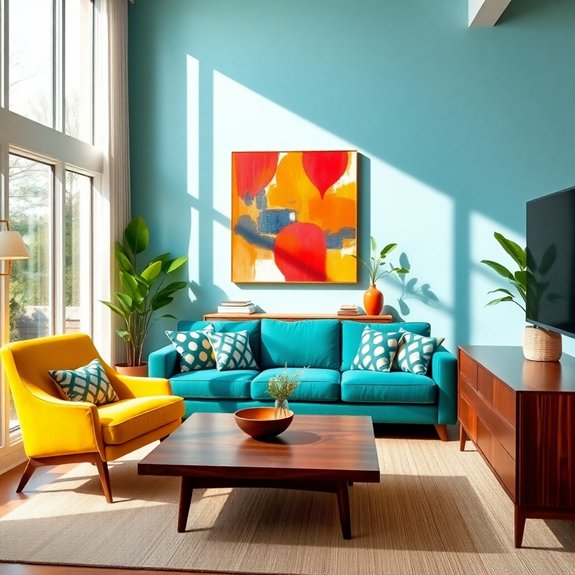 vibrant colorful expression