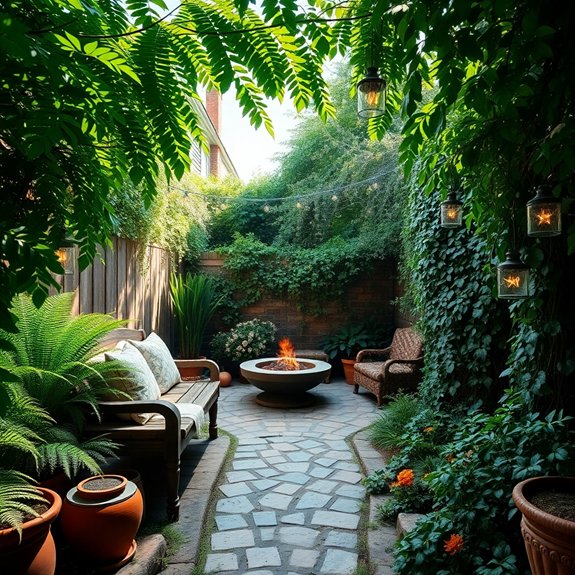 vibrant foliage and flora