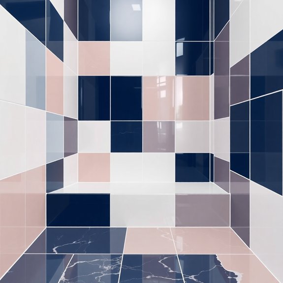 vibrant geometric color patterns