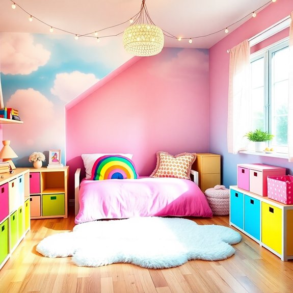 vibrant multicolored decorative touches