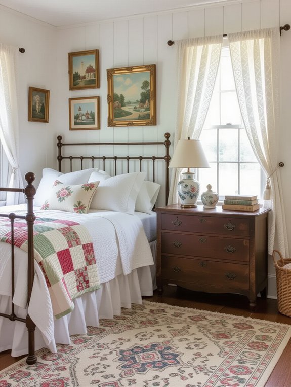 vintage charm in bedrooms