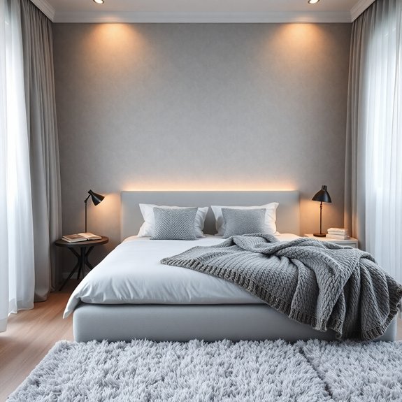 warm ambient grey glow