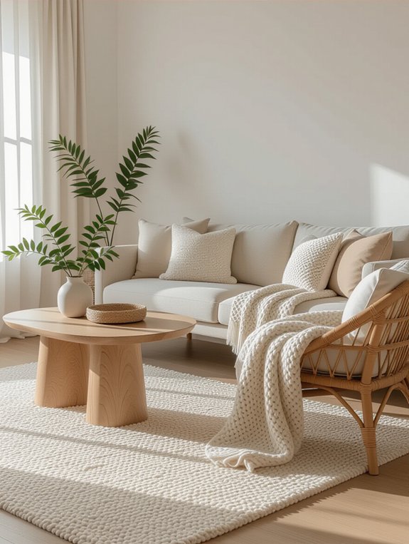 warmth through textured contrasts