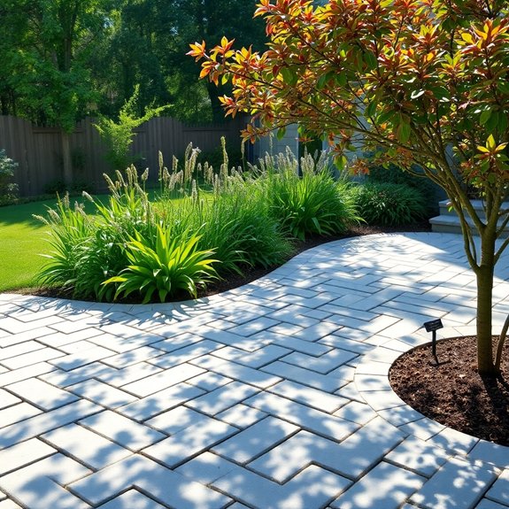 water absorbing outdoor surfaces