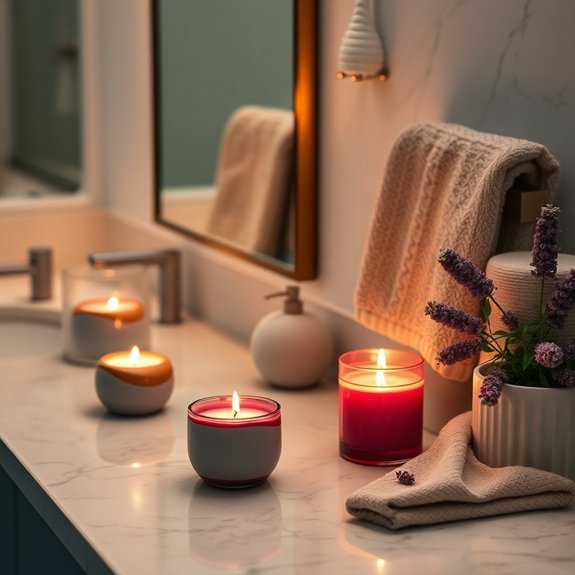 welcoming aromatic candle experience