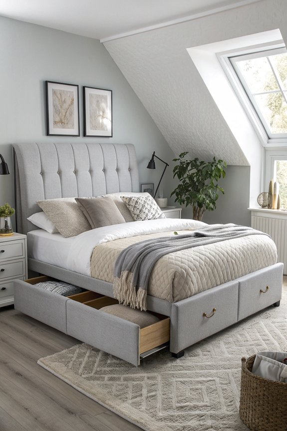 affordable stylish storage beds