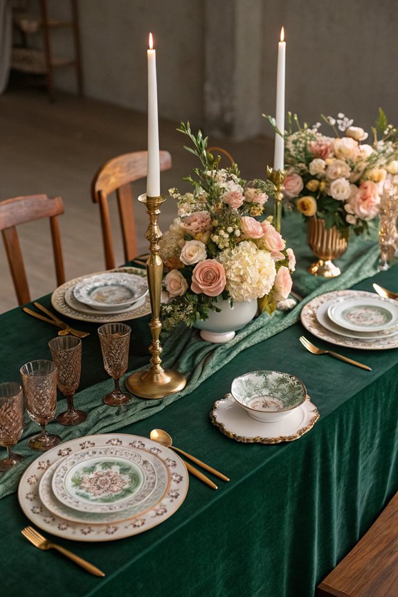 artistic dining table decor