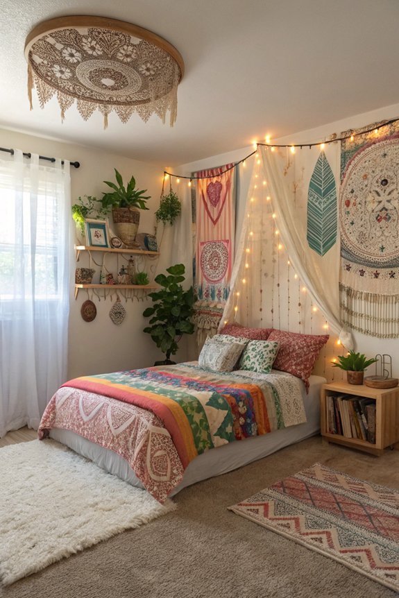 bohemian macram home decor