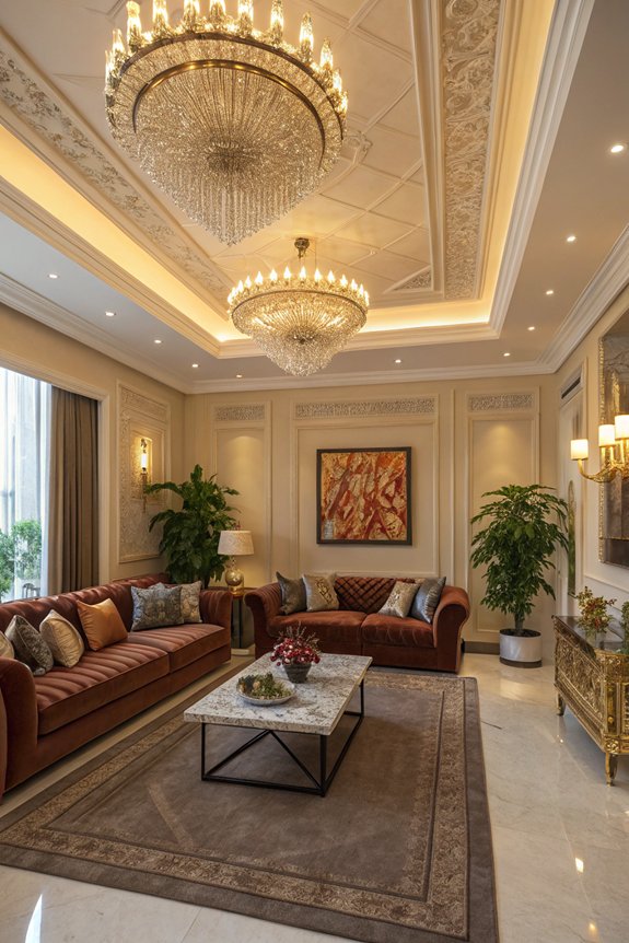 bold fixtures enhance elegance