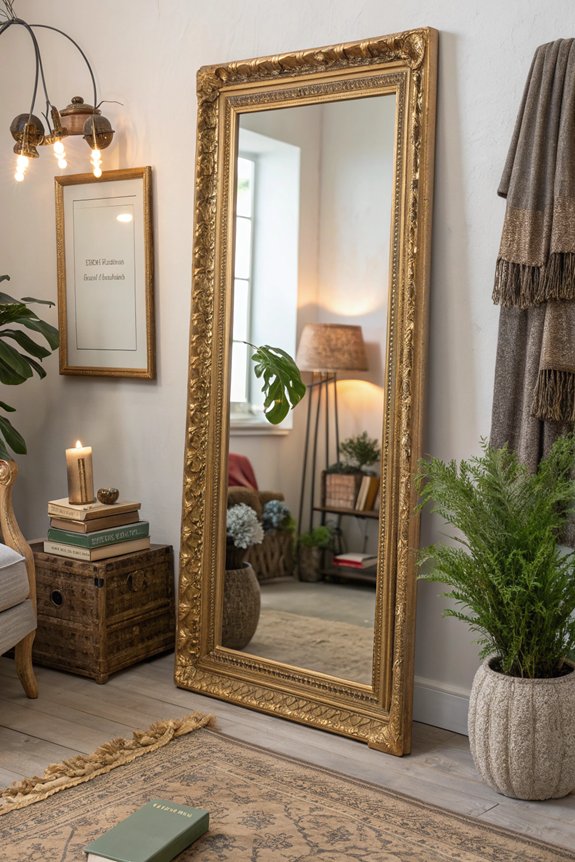 bold oversized wall mirrors
