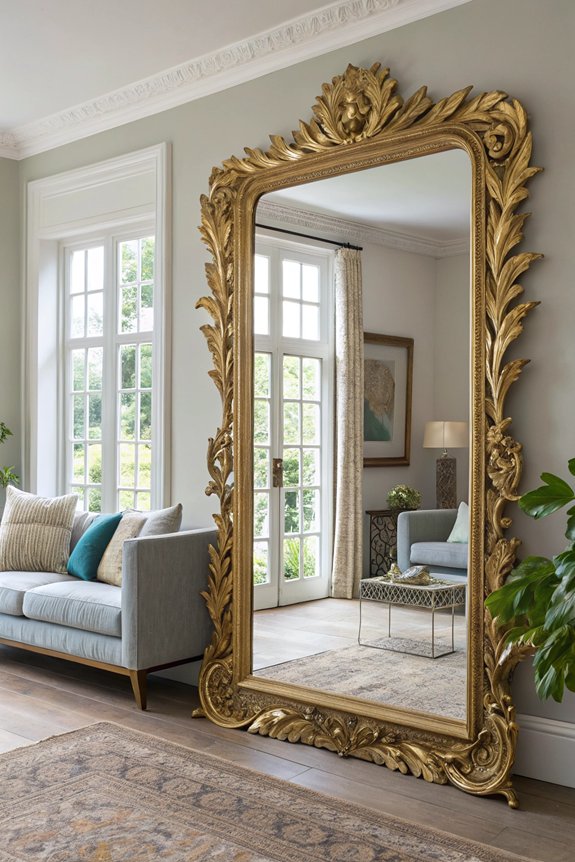 bold statement mirrors enhance spaces