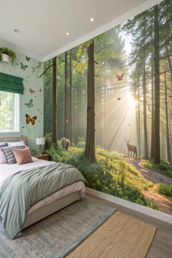 bold statement wall murals
