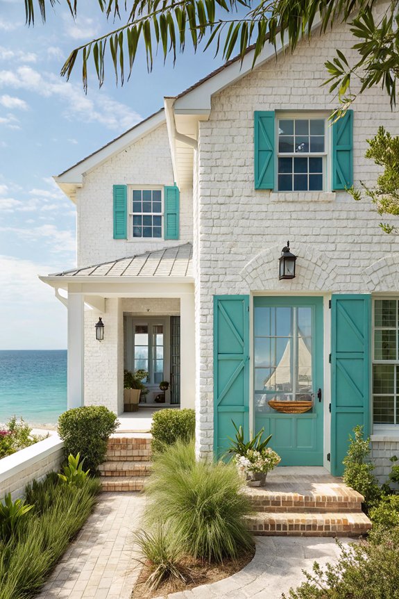 bright white coastal charm