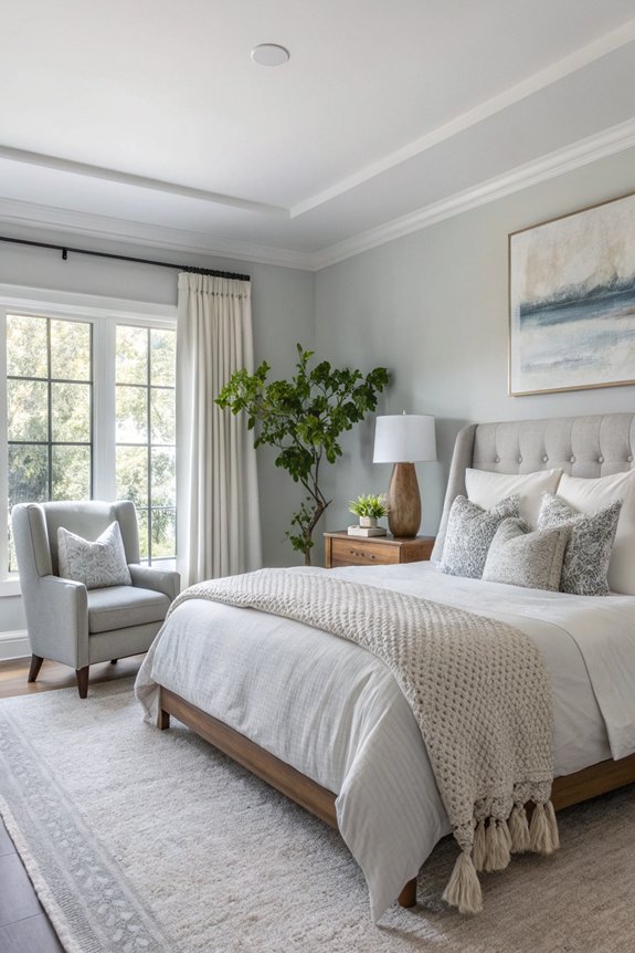 calming color palette bedroom