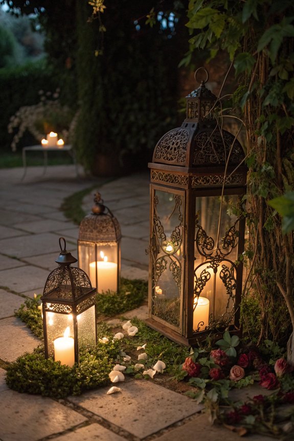 candle lanterns for romance