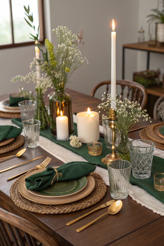 candlelit dining ambiance creation