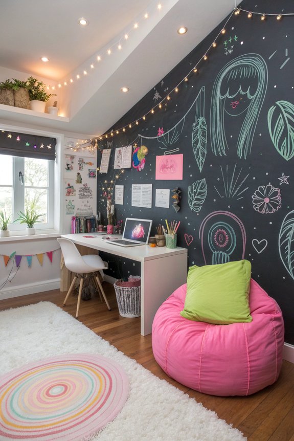 chalkboard paint for creativity