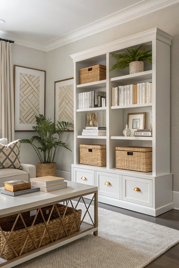 chic storage solutions for organization