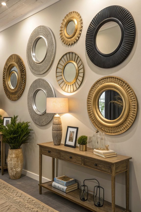 choosing round mirror frames