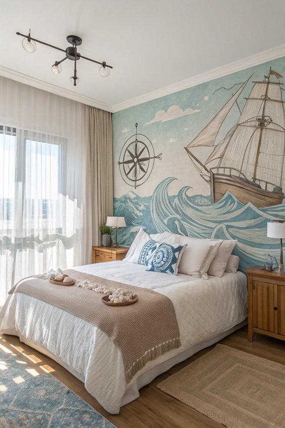 coastal charm bedroom decor