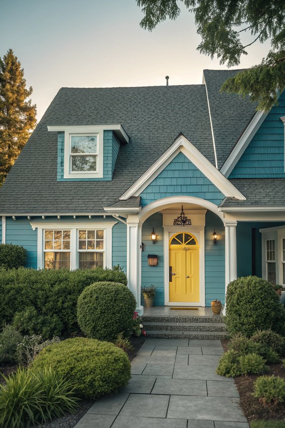 complement grey roof colors